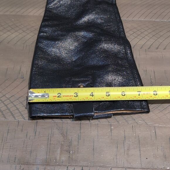 Nine West Vintage America Vavalcaria Black Leather Harness Riding Boots Sz 6.5 - Picture 11 of 14